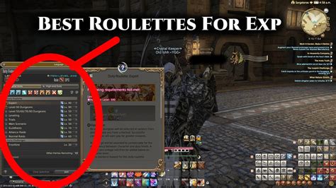 roulette ffxiv|best roulettes for exp ffxiv.